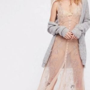 NWOT  Free people beaded   Vested in you", Slip dress SMALL